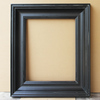 美式简约实木油画框定制黑色做旧画框装裱复古宽11.5cm厚6.5cm