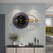挂钟圆形轻奢现代家用客厅装饰时尚钟表大气创意壁挂时钟网红