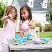 greentoys美国牛奶罐制造环保，茶具下午茶晚餐，餐具组合儿童过家家