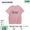 Skechers斯凯奇2024夏季女款针织短袖衫时尚百搭T恤舒适透气