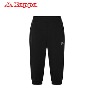 Kappa卡帕运动短款裤男针织七分裤休闲裤K0B32CQ01