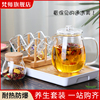 梵师花茶壶茶杯套装，轻奢养生下午茶水果茶，家用耐高温玻璃茶具套装