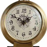 创意全铜座钟欧式复古坐钟客厅钟表，卧室台钟现代简约静音时钟