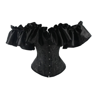 欧式名媛婚纱马甲corset宫廷，塑身衣绑带聚拢束腰，胸衣复古大码内衣