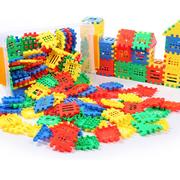 枳木玩具拼接积木塑料，拼插织木益智方块，拼装正方形小孩智力动脑