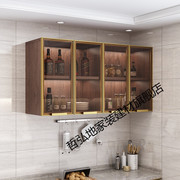 厨房吊柜玻璃门橱柜实木浴室壁挂，柜阳台储物柜墙，壁柜墙上柜子单