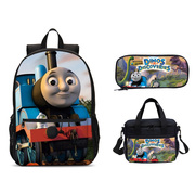 托马斯小火车儿童书包，幼儿园双肩包超轻的小学生，背包野餐包文具盒