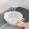洗米筛米盆淋水篮厨房双层塑料，沥水篮网筛漏盆沥水抗篮洗米神器
