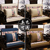 中式罗汉床古典坐垫红实木沙发，布艺垫加厚四季通用沙发垫靠背