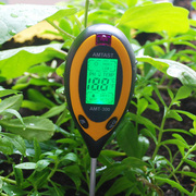 工具园艺四合一温湿度计植物用土壤温度计湿度计光照养花工具