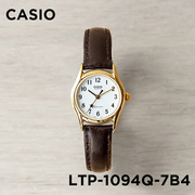 卡西欧手表女CASIO LTP-1094Q-7B4 小表盘皮带白盘星星指针防水表