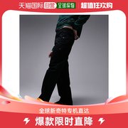 香港直邮潮奢topman男士，宽松工装裤子(黑色)
