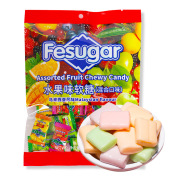 fesugr水果软糖结婚礼喜糖奶糖，马来西亚风味混合糖果小零食