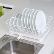 单层厨房收纳置物架水槽碗架沥水，架洗碗池碗盘架沥水篮晾放碗架子