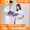 白大褂短袖长袖女医生，夏季短袖男医生实验室服化学，护士药店工作服