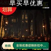 082UE 虚幻5 克苏鲁 写实 西方神话 资产 暗黑教堂场景