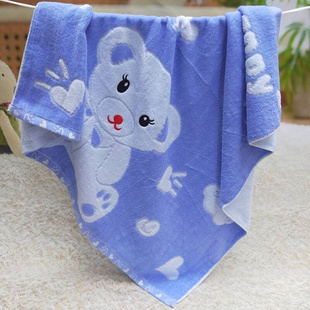 婴幼儿纯棉大浴巾宝宝正方形，毛巾被儿童抱被加厚盖毯超柔软吸水