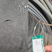 悬挂(标识标牌合格证标签，一次性100条装)钢丝绳锁钢丝圈产品