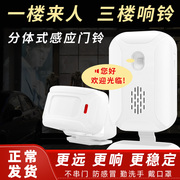 分体式你好欢迎光临感应器进门语音迎宾器门铃铛店铺门口开门叮咚