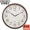 seiko日本精工挂钟，圆形简约时尚11寸跳秒客厅，办公qxa695