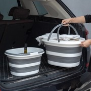 折叠桶大容量便携式家用塑料加厚可手提洗衣桶，钓鱼桶洗车拖把水桶
