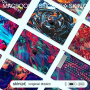 SkinAT适用苹果电脑M2壳保护膜MacBook Air/Pro 13保护套贴膜Mac 14/16M2创意贴纸苹果笔记本贴膜3M材料Chaos