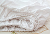 外贸纯棉纯白单件床笠床罩保护套纯色，1.5床1.8床加高加厚(高加厚)