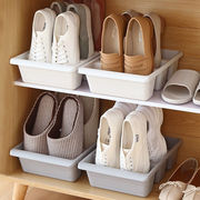 鞋柜收纳盒免安装鞋架拖鞋，鞋子存放神器省空间整理盒子抽屉式塑料