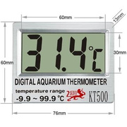 kt500大屏幕显示缸外温度计数显，温度计热带鱼缸水族箱测温