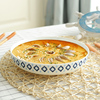 菜盘家用套装汤盘深盘骨瓷蒸水蛋盘子创意个性北欧蒸鱼盘陶瓷碟子