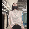 CK Calvin Klein女士新款圆领纯棉舒适时尚休闲印花短袖T恤CW385