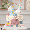 儿童生日卡通蛋糕装饰玉桂狗摆件，宝宝周岁派对，大耳朵小狗狗插件