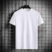 香港纯色短袖打底衫净版t恤白色体，桖男女纯黑半袖加肥加大码上衣