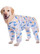 大狗狗衣服夏装，薄款四脚衣金毛萨摩，拉布拉多宠物中型大型犬狗防晒