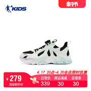 中国乔丹女童运动鞋2024夏季大童轻便防滑女孩跑步鞋T6410501