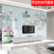 3d电视背景墙壁纸5D现代中式家和立体壁画影视客厅装饰墙布定制