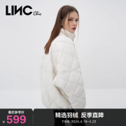 LINCCHIC金羽杰羽绒服女机能短款轻薄羽绒服女夹克外套Y21802089Y