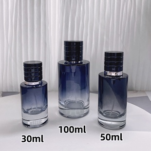 高档香水分装瓶30/50ml玻璃喷雾瓶化妆品替换瓶100ML大容量空瓶子