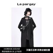 lapargay纳帕佳秋装马甲无袖西装，外套中长款不规则马夹女春秋