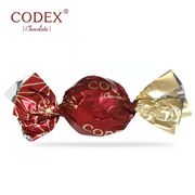 英国codex双扭夹心巧克力进口高档婚庆喜糖手扭库德士零食红色糖