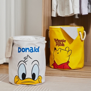 脏衣篓家用浴室可折叠迪士尼卫生间网红衣物收纳筐玩具桶子洗衣篮