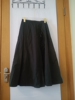半身黑色长裙露一侧腿带衬裤 面料类似衬衫布料 腰围62-70裙长77