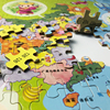 60100200片中国地图拼图儿童益智3-6岁玩具，世界地理木质男孩