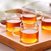 玻璃小茶杯功夫茶具耐热加厚家用透明喝水杯子6只装套装泡茶杯