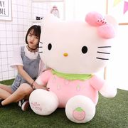 正版凯蒂猫公仔超大号hellokitty抱枕，kt猫毛绒玩具，可爱玩偶生日女