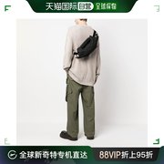 99新未使用香港直邮MONCLER 黑色男士腰包 5M00004-M2568-999