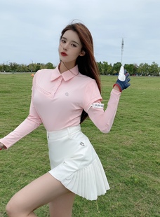 plagolf高尔夫服装女春夏高尔夫，长袖女韩版显瘦高尔夫套装女golf