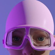 suyinig防水防雾大框泳镜，1501000度近视泳镜，左右眼不同度数定制