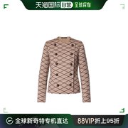 欧洲直邮LOUIS VUITTON(路易威登) 女士MALLETAGE 提花双排扣夹克