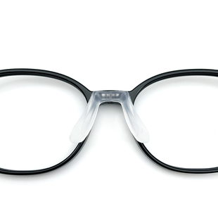 儿童U型眼镜鼻托马鞍形底部上螺丝一体式眼睛托马斯硅胶超软鼻垫